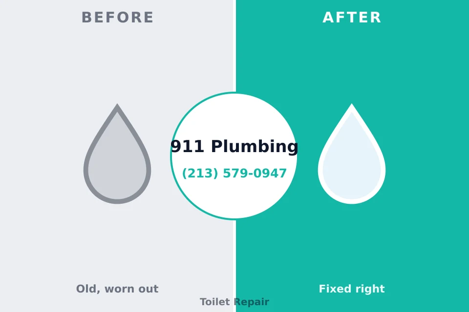 Before and after: plumbing repair White House Station, NJ
